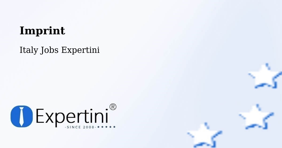 Imprint – Leno - Italy Jobs Expertini