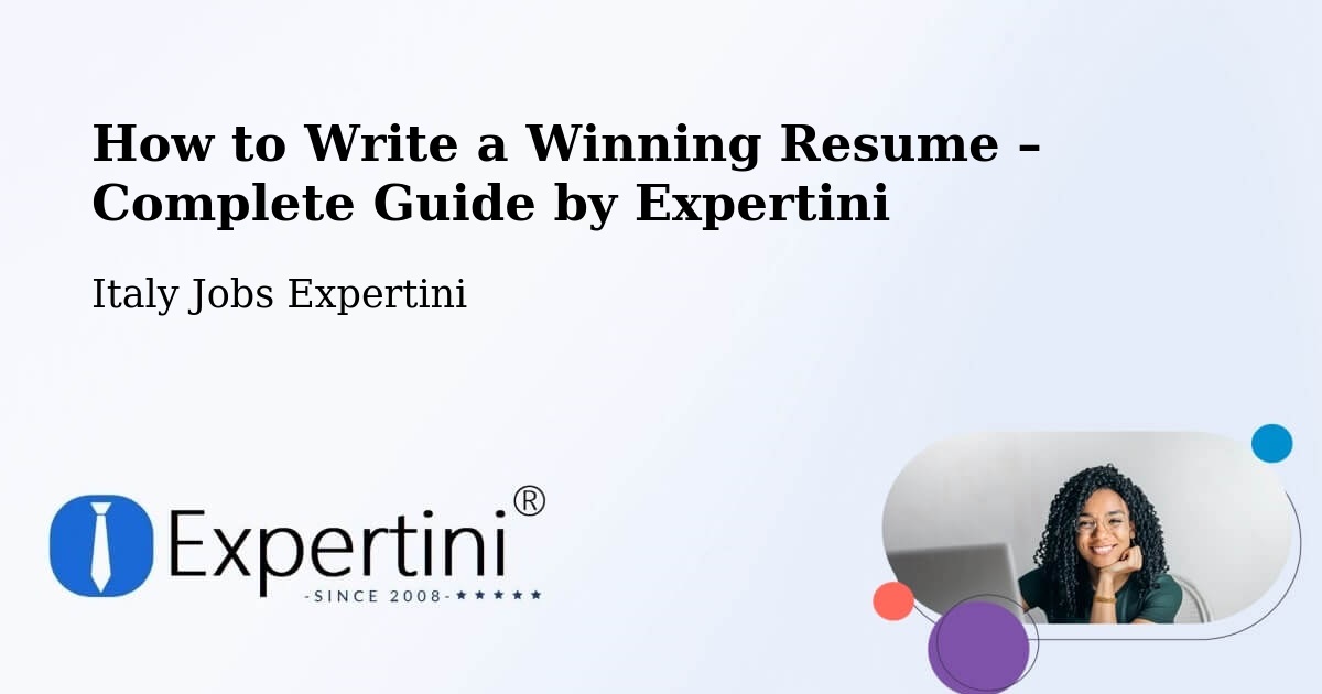Resume Writing Guide for Job Seekers – Leno - Leno, Italy Jobs Expertini