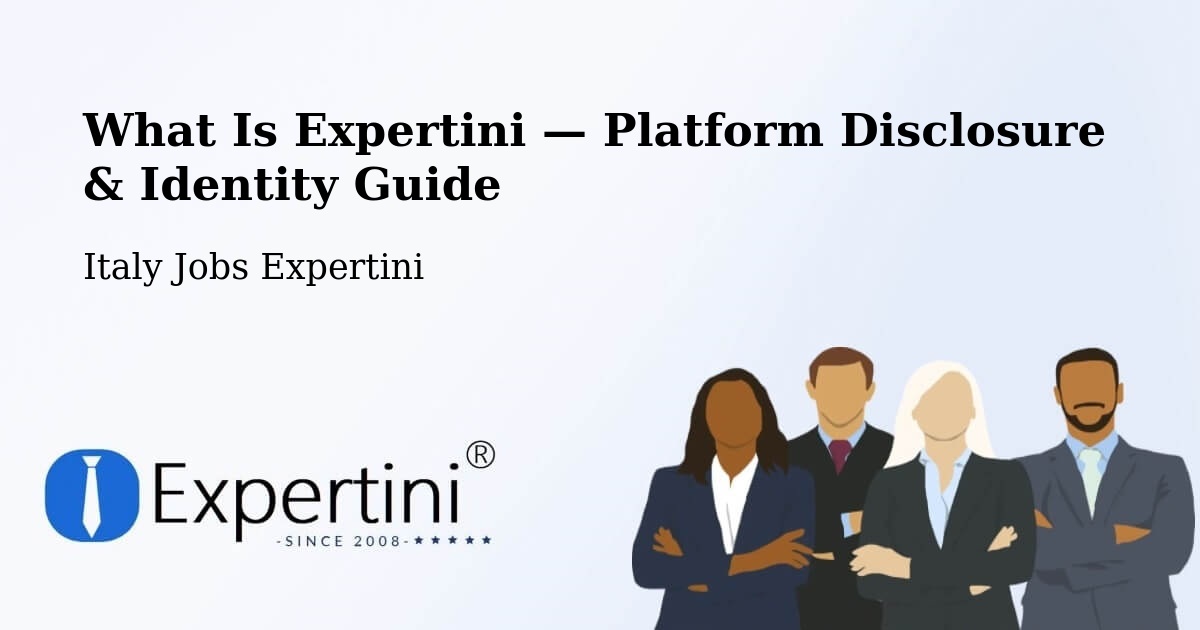 What Is Expertini — Platform Disclosure & Identity Guide – Leno